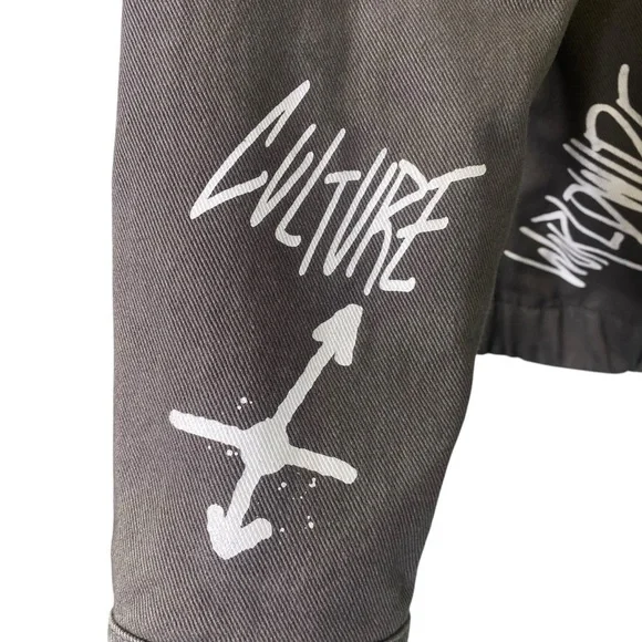 TRADEMARK BROOKLYN Cloth Co Jacket Mens S Gray worldwide tour limited edition - Picture 4 of 11